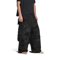 F/W25 Distressed Large Cargo Pants