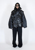 SS21 Recyclé WWII Dark Knight Leather Biker Jacket