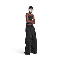 F/W25 Distressed Large Cargo Pants