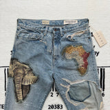 Kapital Kountry 14Oz Denim 5P Okabilly Africa Continent & Animals Remake (Tokyo Exclusive)