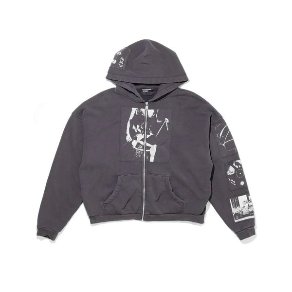 F/W24 Asphyxiation Assemblage Zip-Up Hoodie