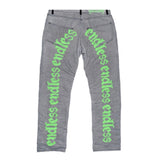 Endless Green Mesh Jeans