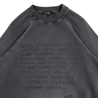 A/W 2004 “Waves” Poem Printed Sweatshirt