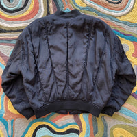 IS Men 80’S Nylon Flight Bomber Jacket