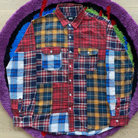 Flannel Patchwork Shirt