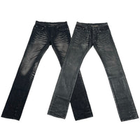 AW03 “Luster” Wax Coated Clawmarks Denim