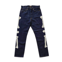 Kapital Kountry 14Oz Denim 5P Bone Embroidered Okabilly