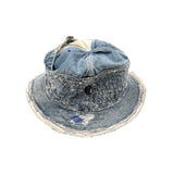 Kapital Kountry 11.5Oz “Old Man & Sea” Distressed Bucket Hat