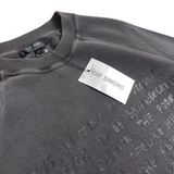 A/W 2004 “Waves” Poem Printed Sweatshirt