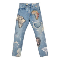 Kapital Kountry 14Oz Denim 5P Africa Continent & Animals Remake (Tokyo Exclusive)