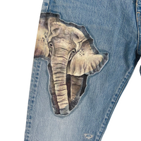 Kapital Kountry 14Oz Denim 5P Africa Continent & Animals Remake (Tokyo Exclusive)