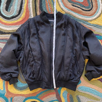 IS Men 80’S Nylon Flight Bomber Jacket